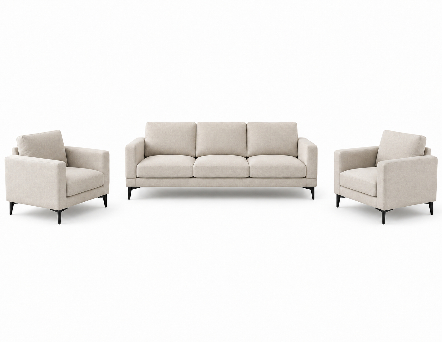 Contemporary 3+1+1 Sofa view 2